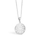 Rose of Venus 925 Sterling Silver Pendant - Flower of life Design - Metaphysical Pendant