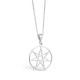 Septagram 925 Sterling Silver Pendant - Seven-Pointed Star Necklace - Artisanal Silver Pendant