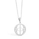 Vesica Pisces pendant 925 Sterling Silver Pendant - Spiritual pendant - Sacred geometry necklace